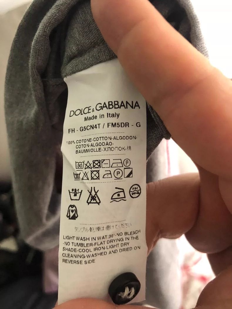 Dolce & Gabbana Color Block Long Sleeve Shirt Size US M / EU 48-50 / 2 - 9 Thumbnail