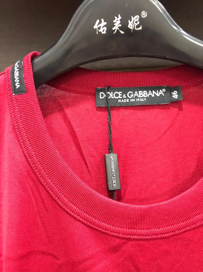 Dolce & Gabbana Robert De Niro Graphic Red T-Shirt Size US M / EU 48-50 / 2 - 4 Thumbnail