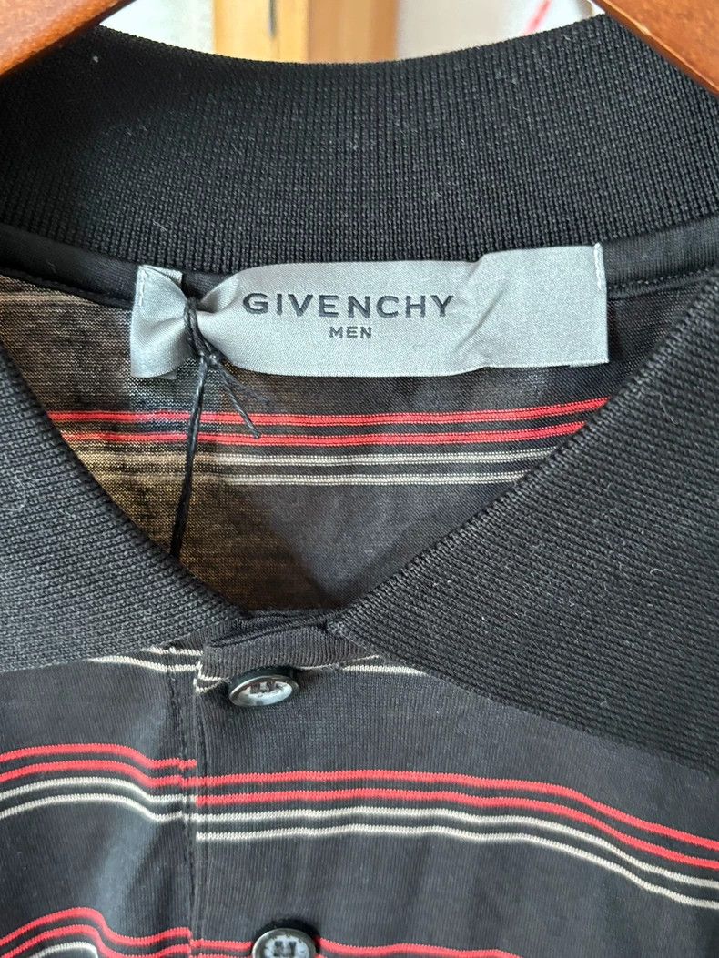 Givenchy Givenchy Striped Cotton Short Sleeve Polo Size US L / EU 52-54 / 3 - 4 Thumbnail