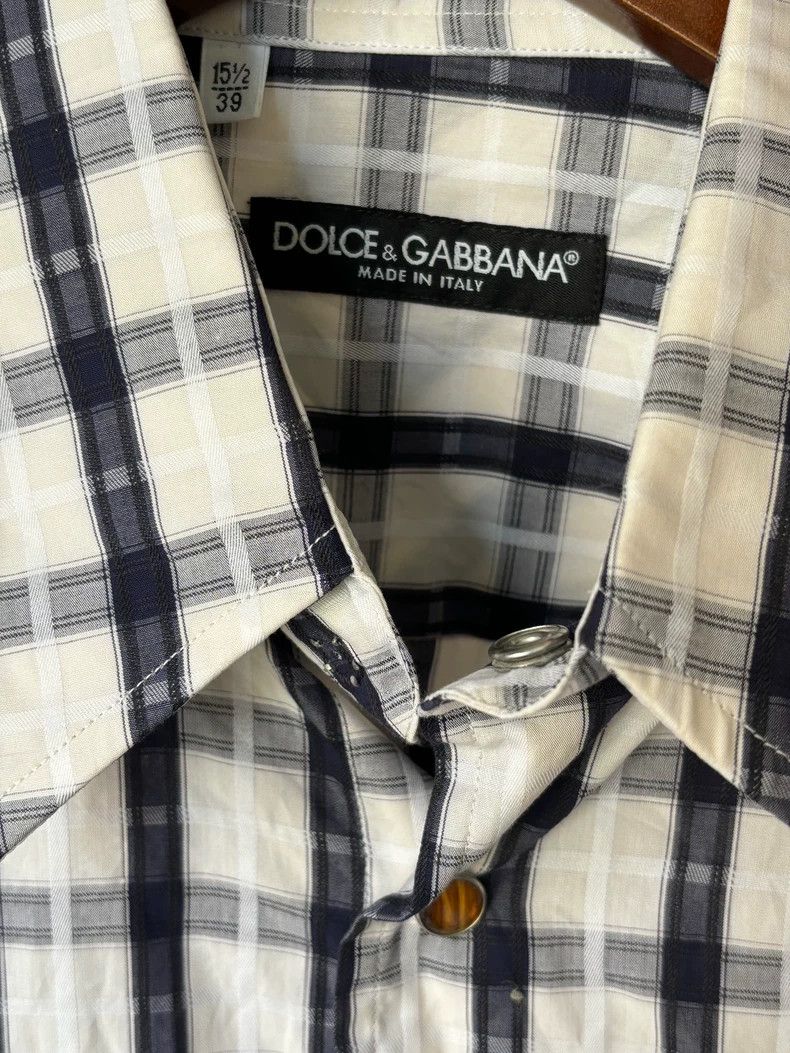 Dolce & Gabbana Dolce Gabbana Long Sleeve Casual Shirt Size US M / EU 48-50 / 2 - 3 Thumbnail