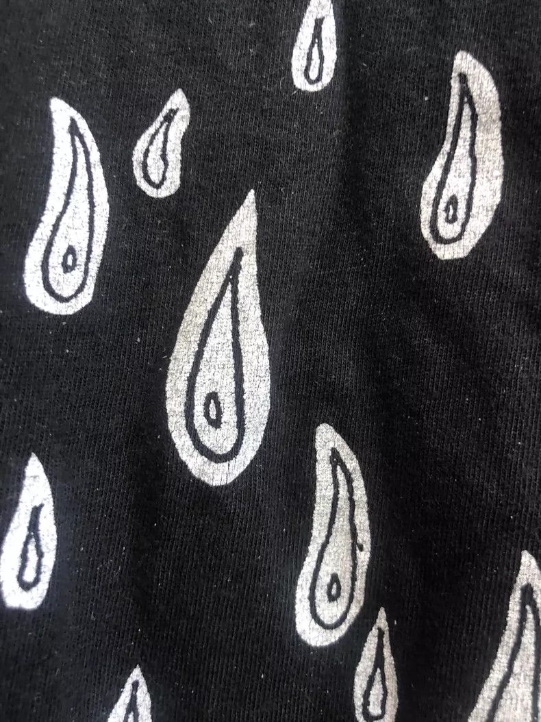 Saint Laurent Paris Black Shirt with Raindrop Pattern Size US M / EU 48-50 / 2 - 3 Thumbnail