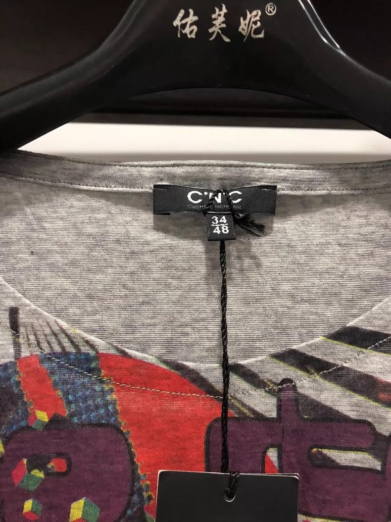 Moncler Italian CNC Graphic T-Shirt with Tags Size US L / EU 52-54 / 3 - 6 Thumbnail