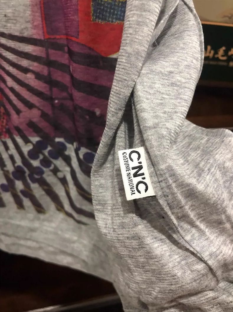 Moncler Italian CNC Graphic T-Shirt with Tags Size US L / EU 52-54 / 3 - 5 Thumbnail