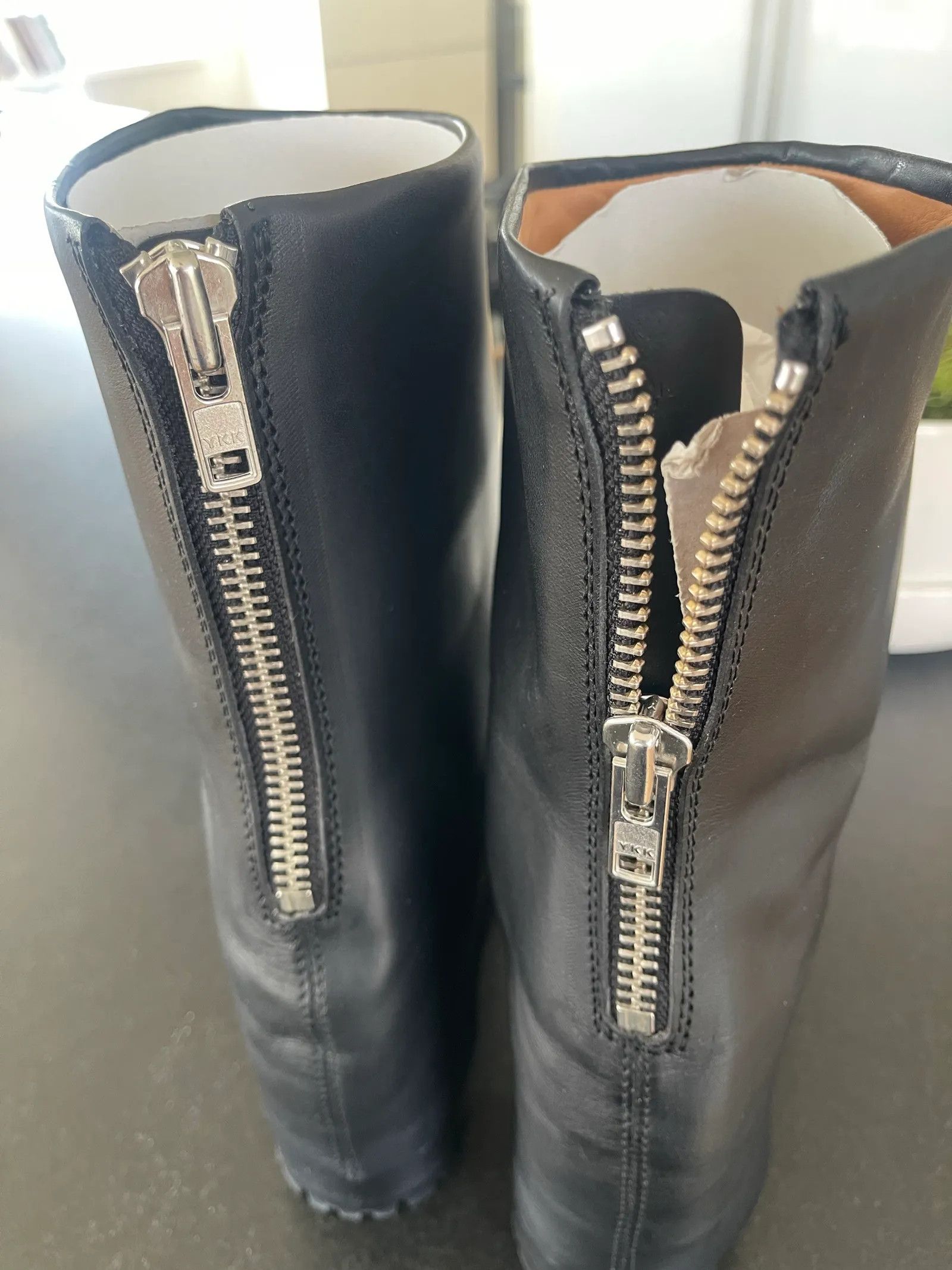 Swedish Hasbeens Swedish Hasbeens Bootcut Boot Heels Size US 8 / IT 38 - 4 Thumbnail