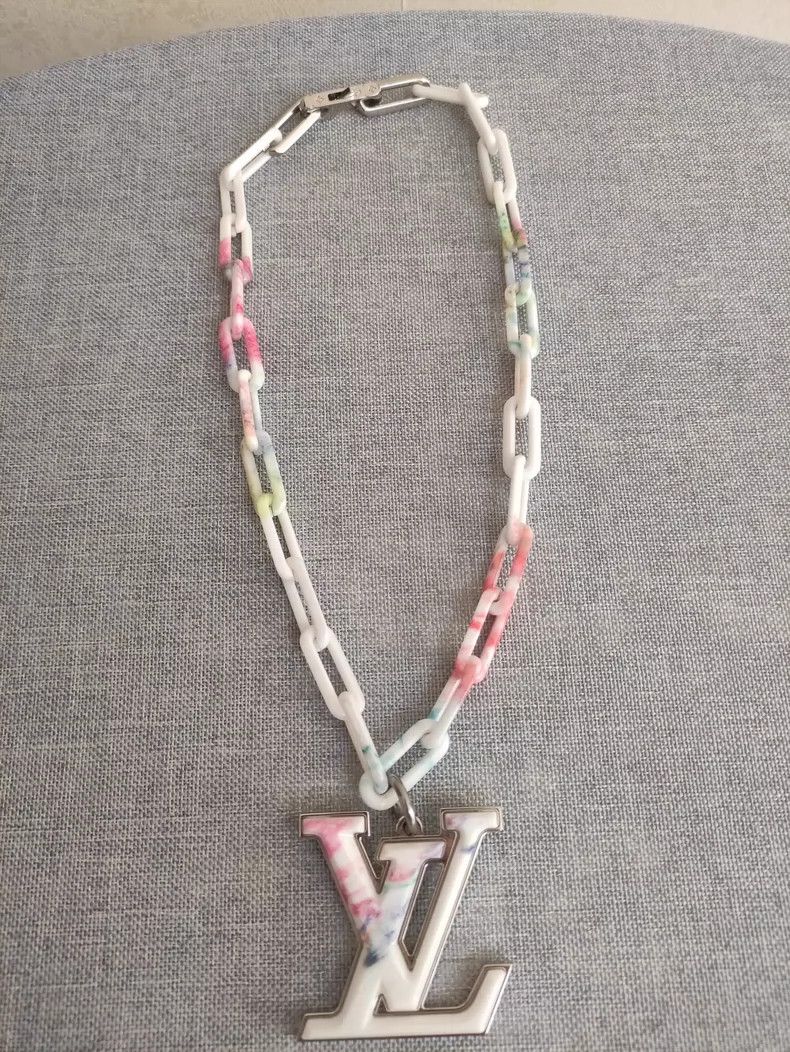 Louis Vuitton Louis Vuitton Ceramic Logo Bamboo Necklace Size ONE SIZE - 2 Thumbnail
