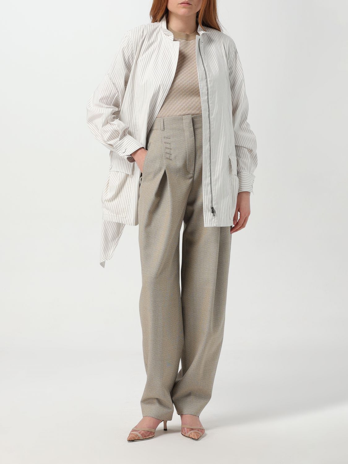 Fendi Fendi Jacket Woman White Size M / US 6-8 / IT 42-44 - 2 Thumbnail