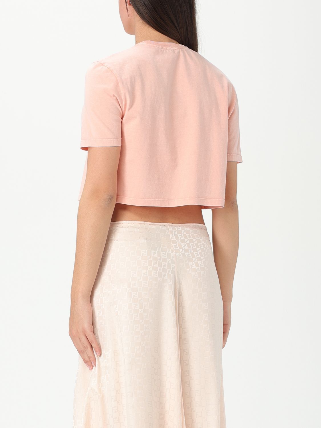 Fendi Fendi T-Shirt Woman Pink Size S / US 4 / IT 40 - 2 Thumbnail