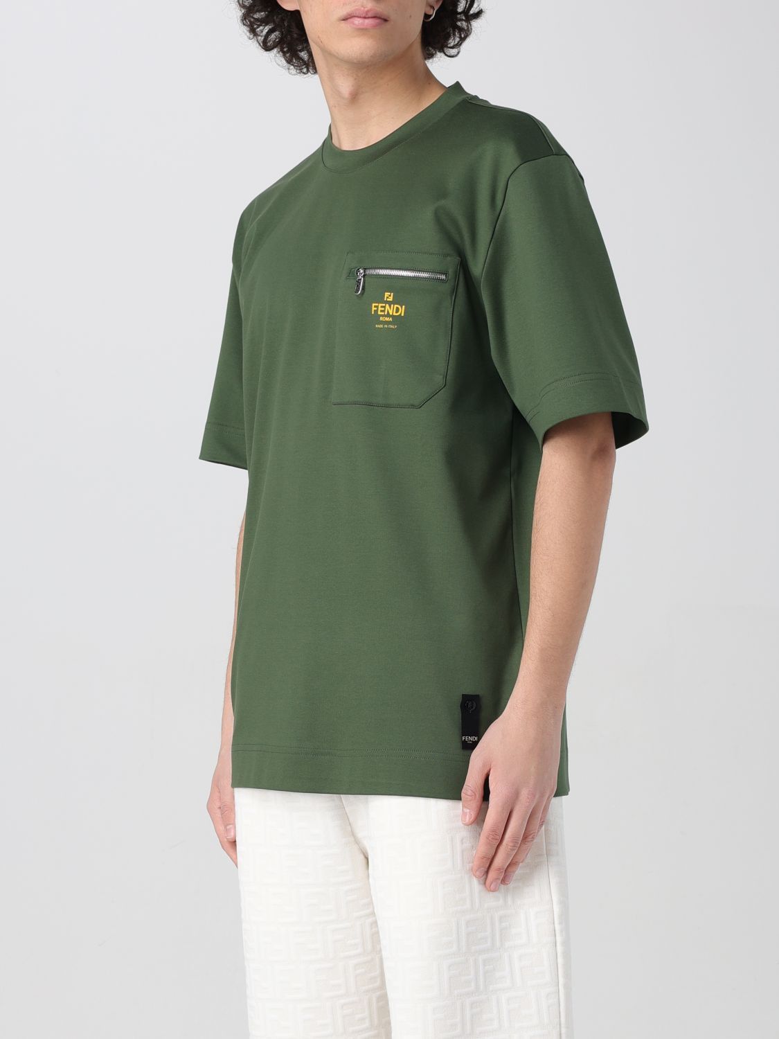 Fendi T-Shirt Men Green
