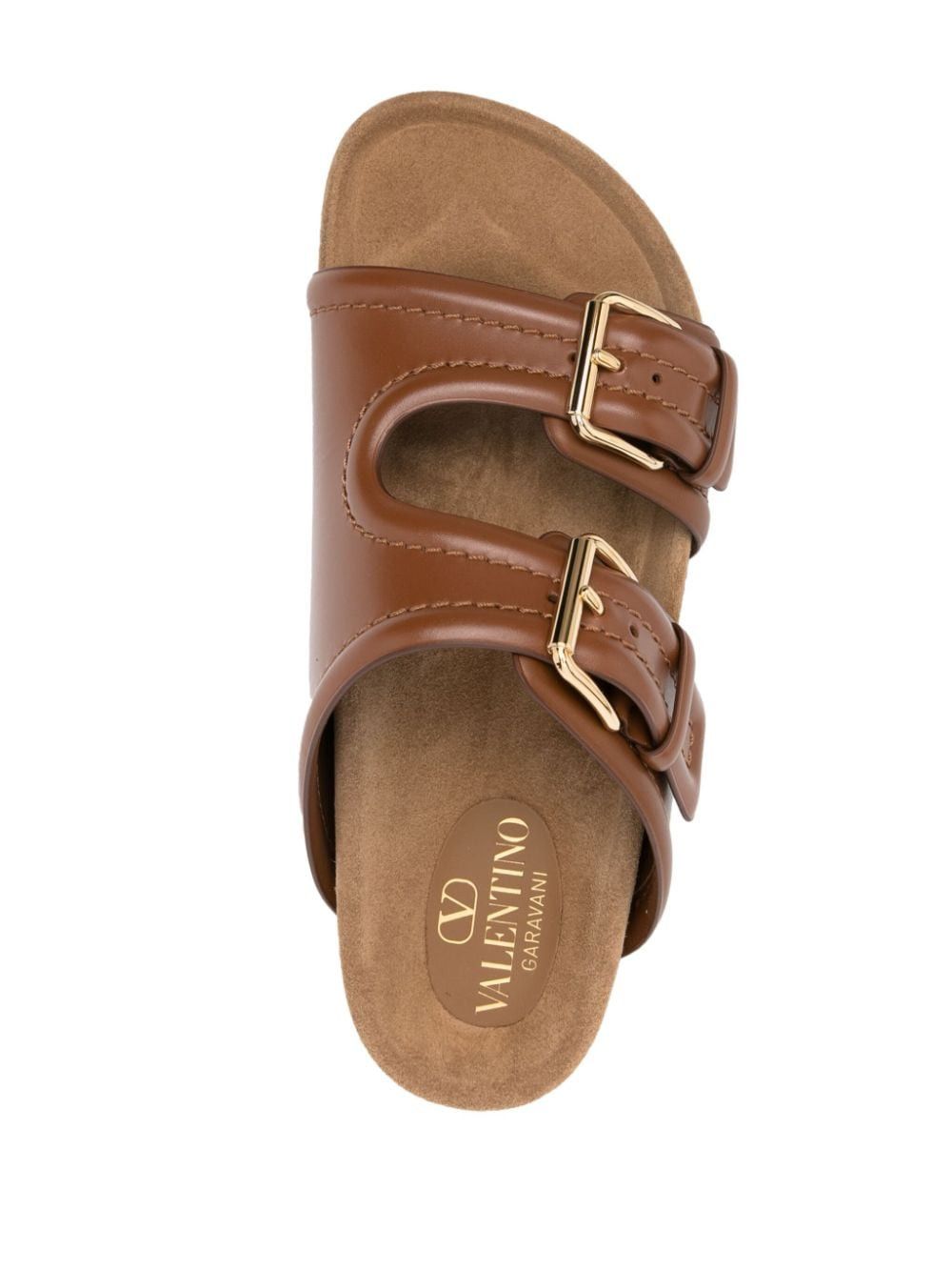 Valentino Sandali In Pelle Con Logo Vlogo Size US 10 / IT 40 - 4 Thumbnail