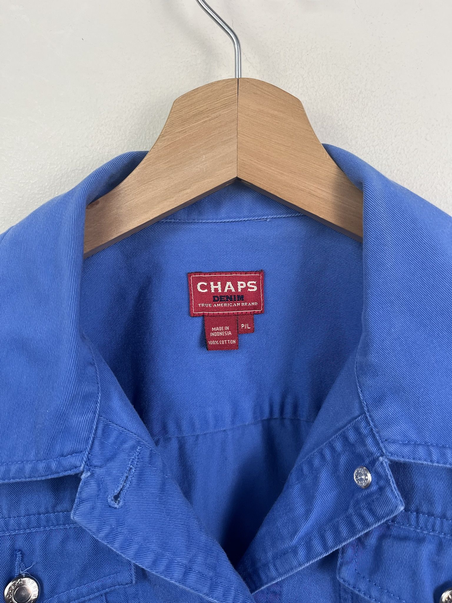 Levi's Vintage Blue Denim Jacket Y2K Chaps Denim Sky Blue Denim Coat Size S Size US S / EU 44-46 / 1 - 2 Thumbnail