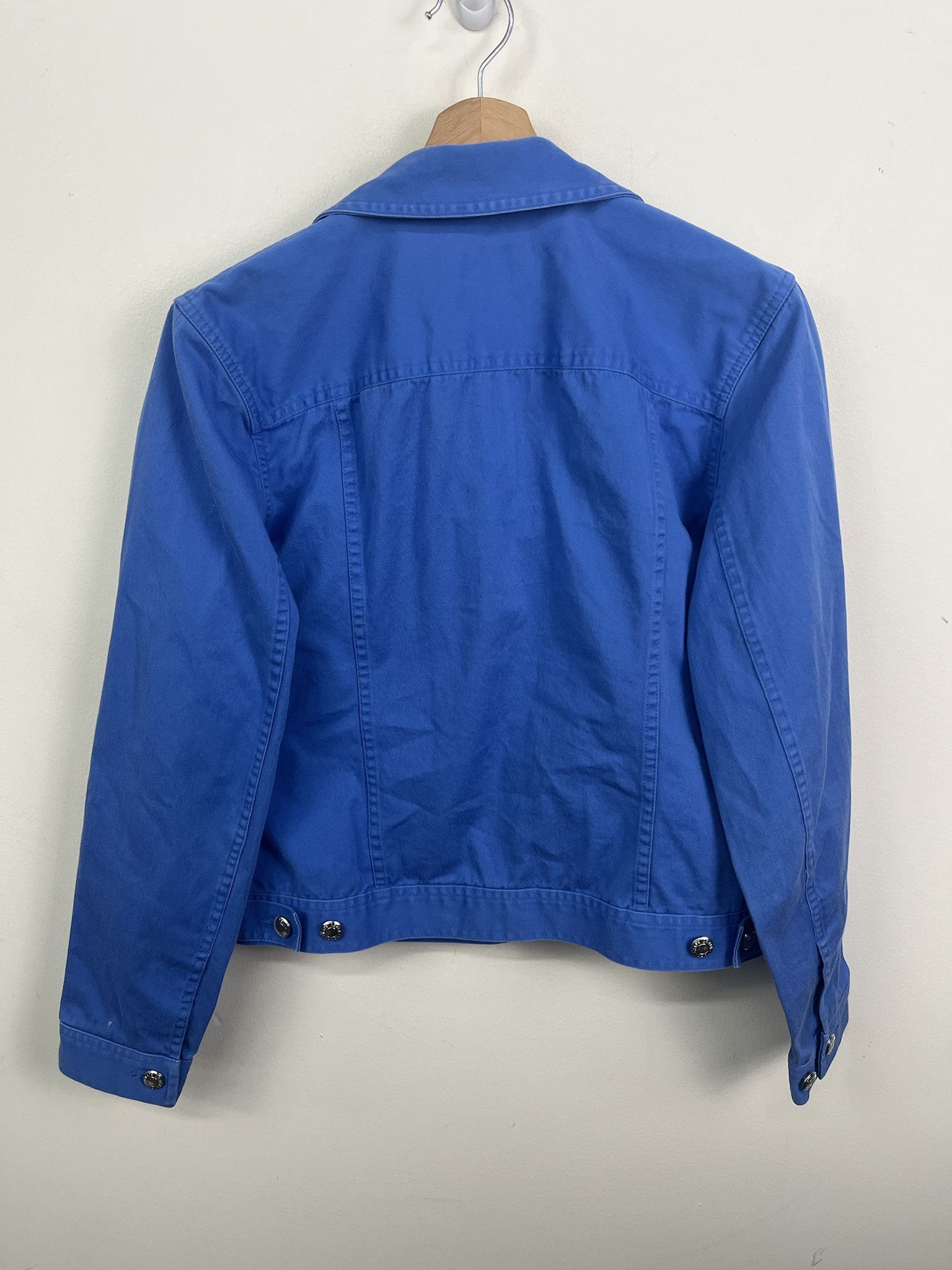 Levi's Vintage Blue Denim Jacket Y2K Chaps Denim Sky Blue Denim Coat Size S Size US S / EU 44-46 / 1 - 3 Thumbnail