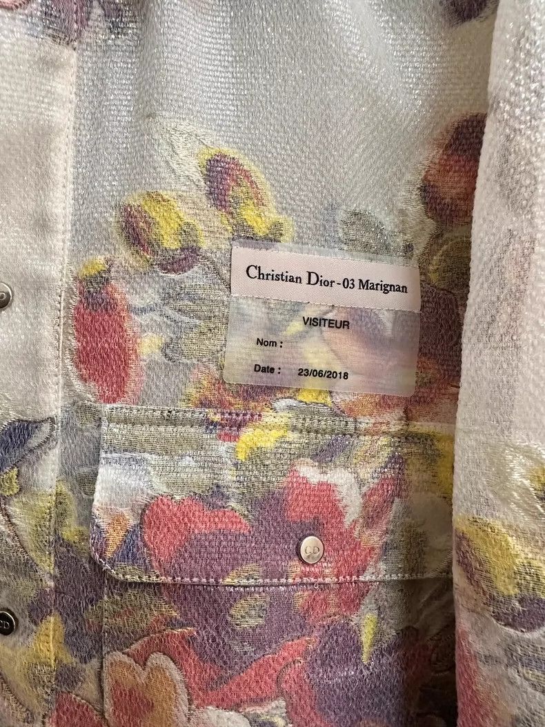 Dior Dior Kaws Floral Sheer Overlay Jacket Size US L / EU 52-54 / 3 - 3 Thumbnail