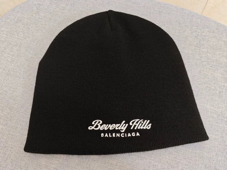Balenciaga Balenciaga Beverly Hills Black Cold Hat Size ONE SIZE - 2 Thumbnail