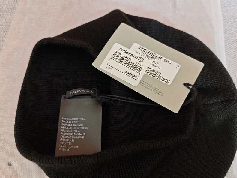 Balenciaga Balenciaga Beverly Hills Black Cold Hat Size ONE SIZE - 5 Thumbnail