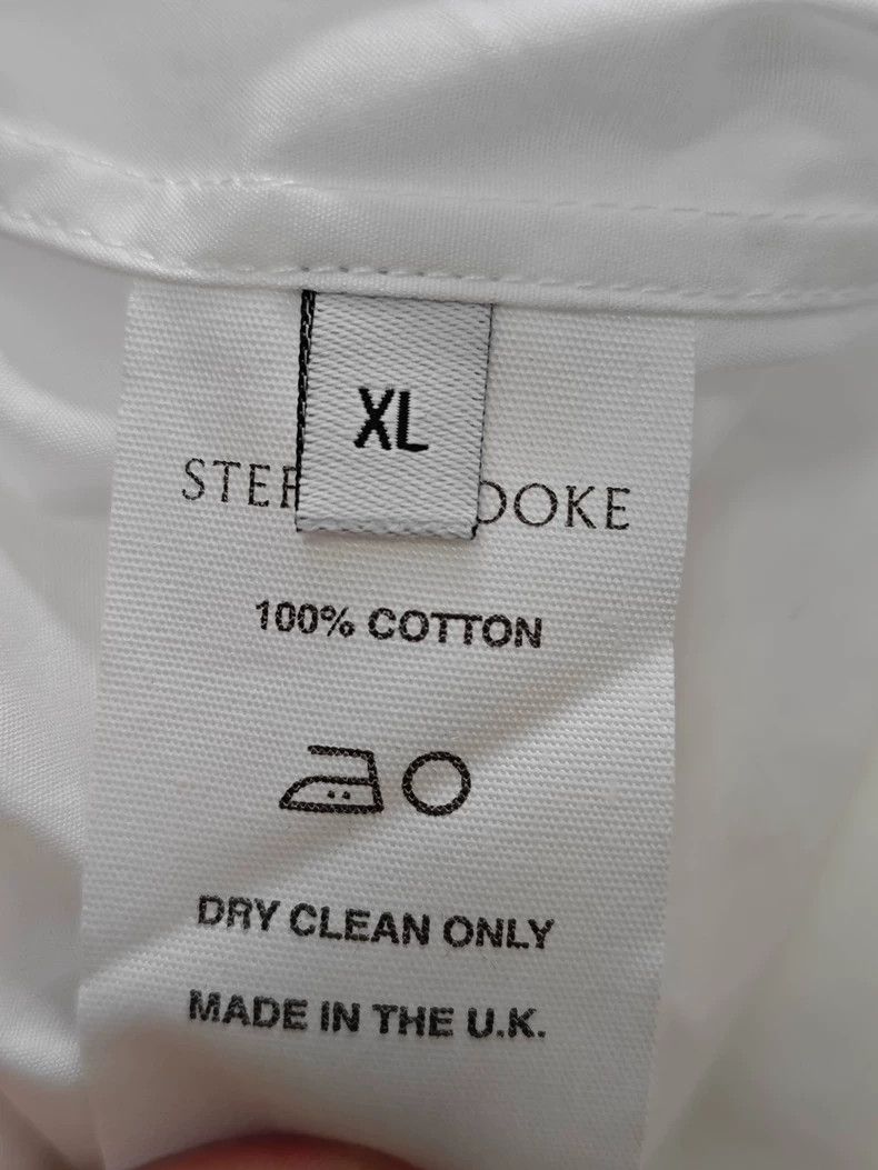 Stefan Cooke Stefan Cooke White Shirt with Metal Tie Size US XL / EU 56 / 4 - 4 Thumbnail