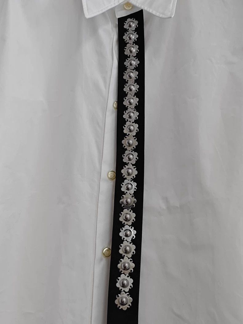 Stefan Cooke Stefan Cooke White Shirt with Metal Tie Size US XL / EU 56 / 4 - 2 Thumbnail