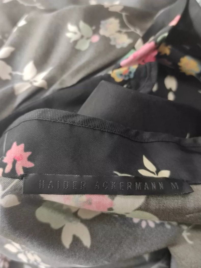 Haider Ackermann Haider Ackermann Floral Black Shirt Size US M / EU 48-50 / 2 - 3 Thumbnail