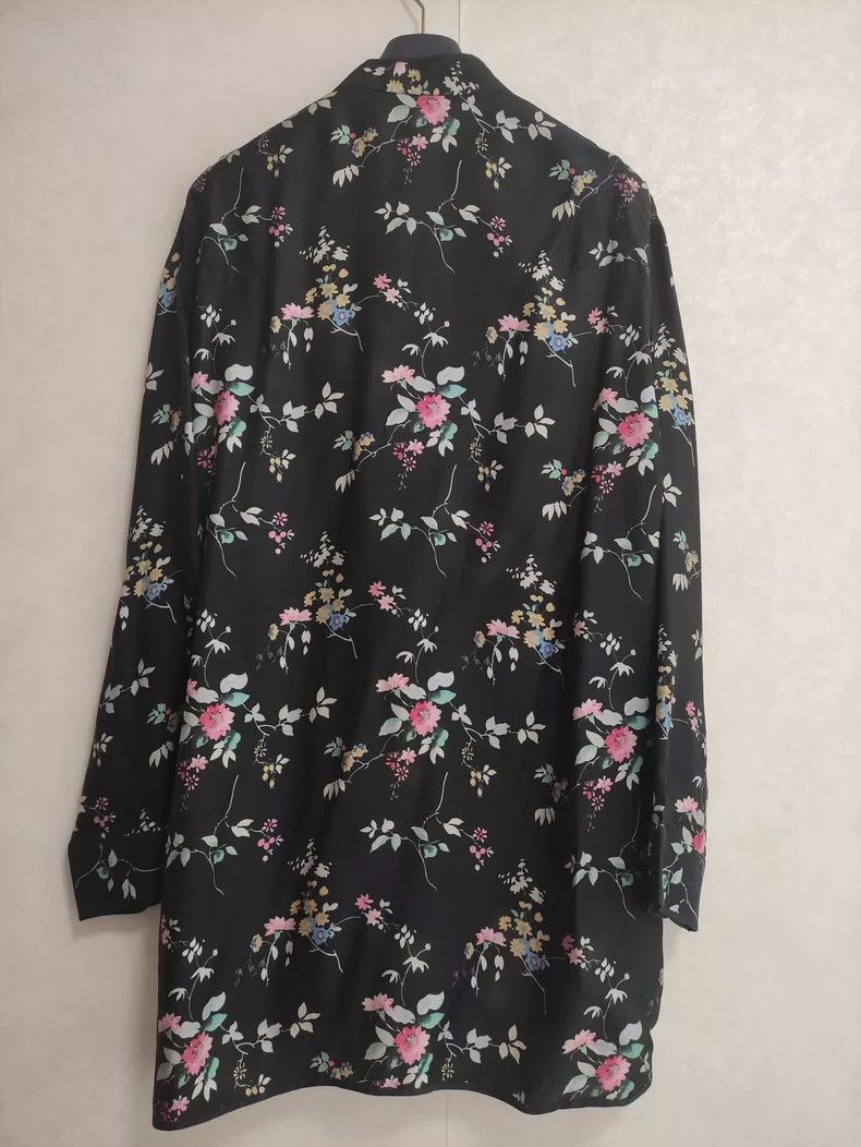 Haider Ackermann Haider Ackermann Floral Black Shirt Size US M / EU 48-50 / 2 - 2 Thumbnail