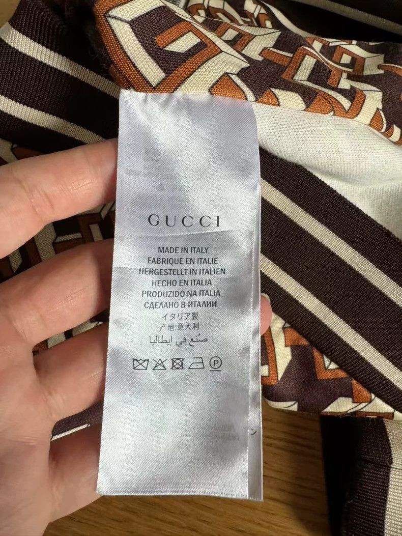 Gucci Gucci Orange Print Zip Jacket Size US M / EU 48-50 / 2 - 4 Thumbnail