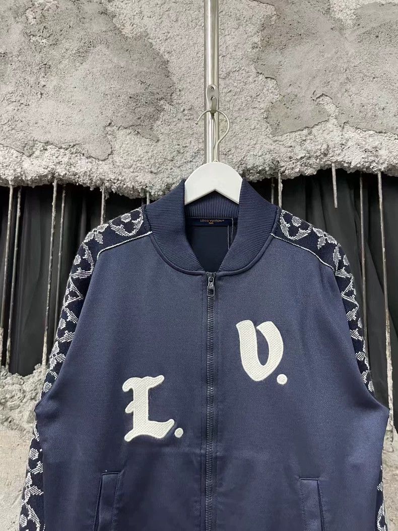 Louis Vuitton Louis Vuitton Nigo Navy Zip Jacket Size US S / EU 44-46 / 1 - 3 Thumbnail