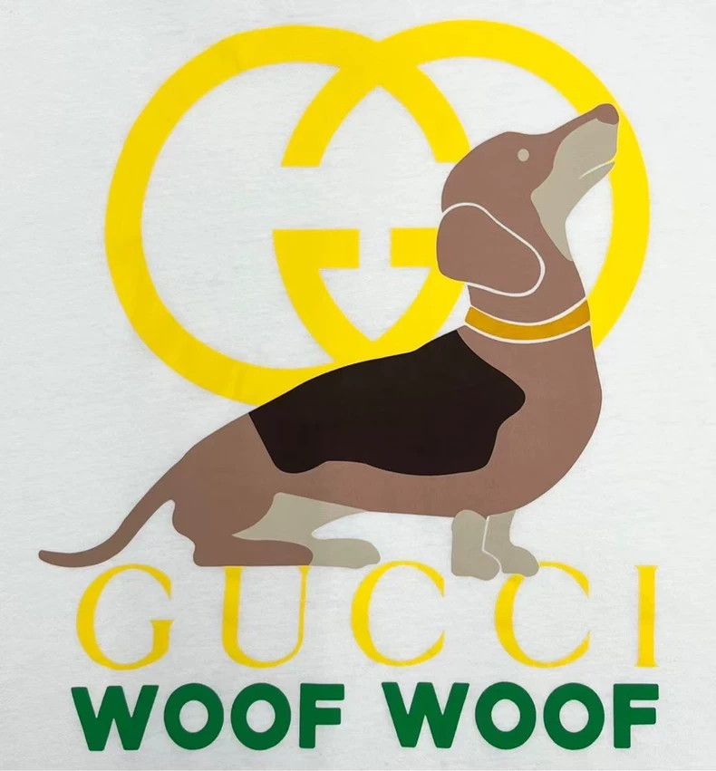Gucci Gucci Dachshund Logo Short Sleeve T-Shirt Size US M / EU 48-50 / 2 - 4 Thumbnail