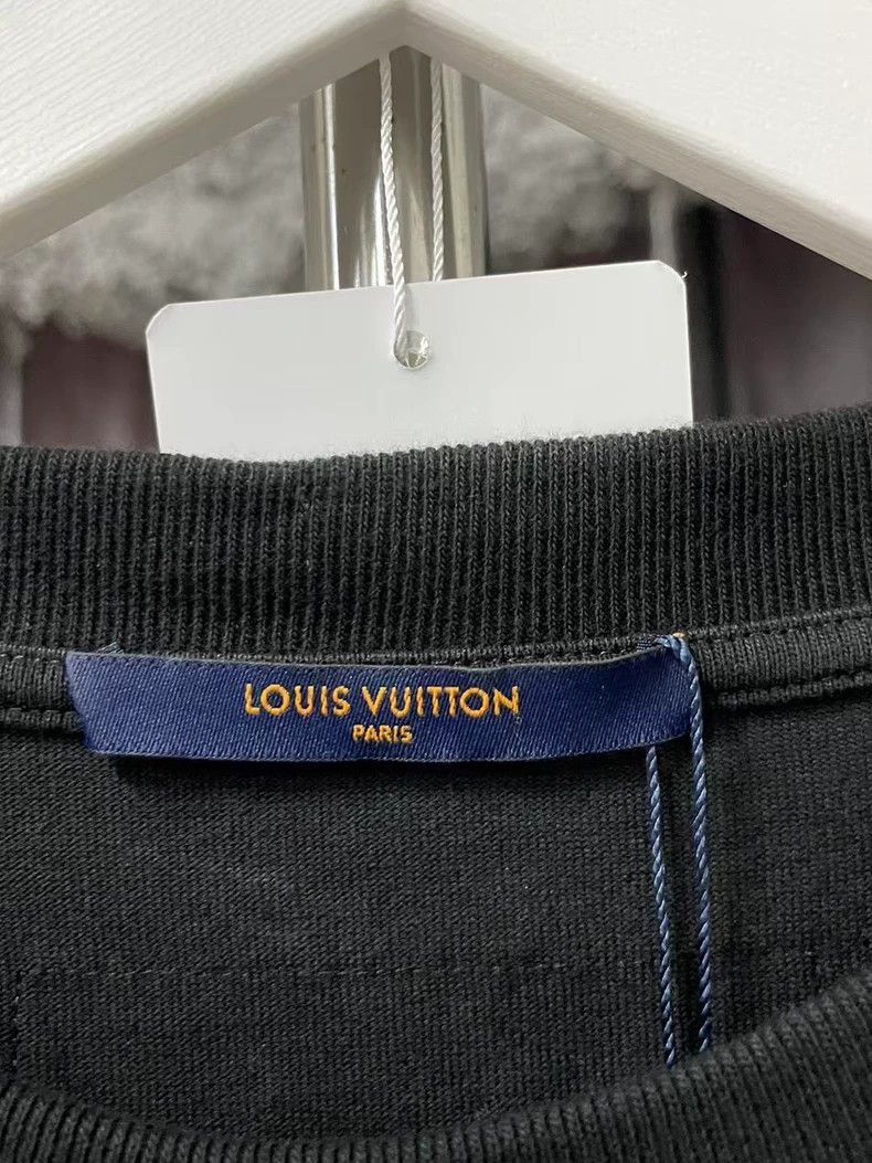 Louis Vuitton Louis Vuitton Black Short Sleeve T-Shirt Size US L / EU 52-54 / 3 - 5 Thumbnail