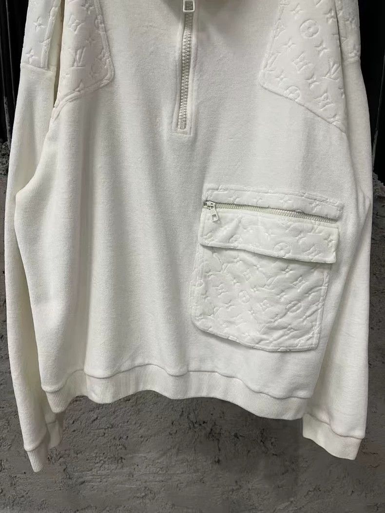 Louis Vuitton Louis Vuitton Half-Zip Velvet Sweatshirt Size US L / EU 52-54 / 3 - 4 Thumbnail