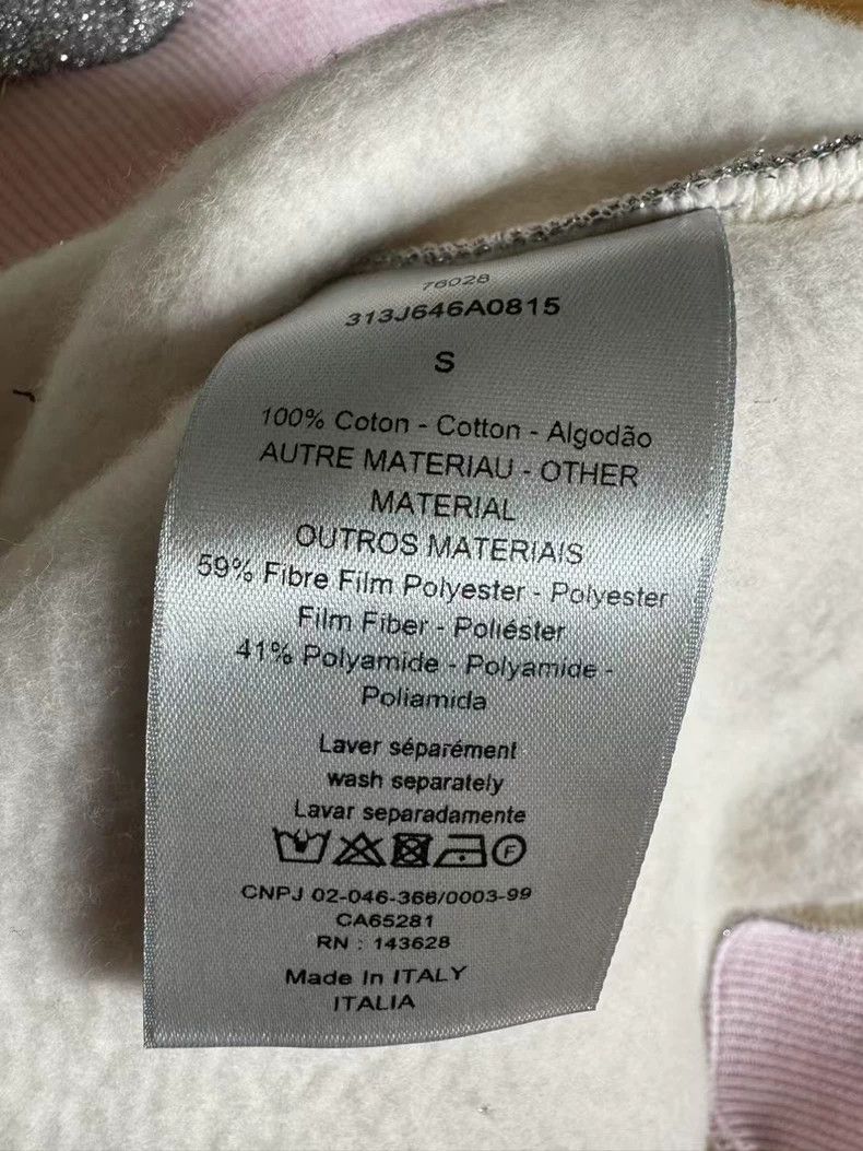 Dior Dior ERL Pink Hooded Sweatshirt with Glitter Size US S / EU 44-46 / 1 - 4 Thumbnail