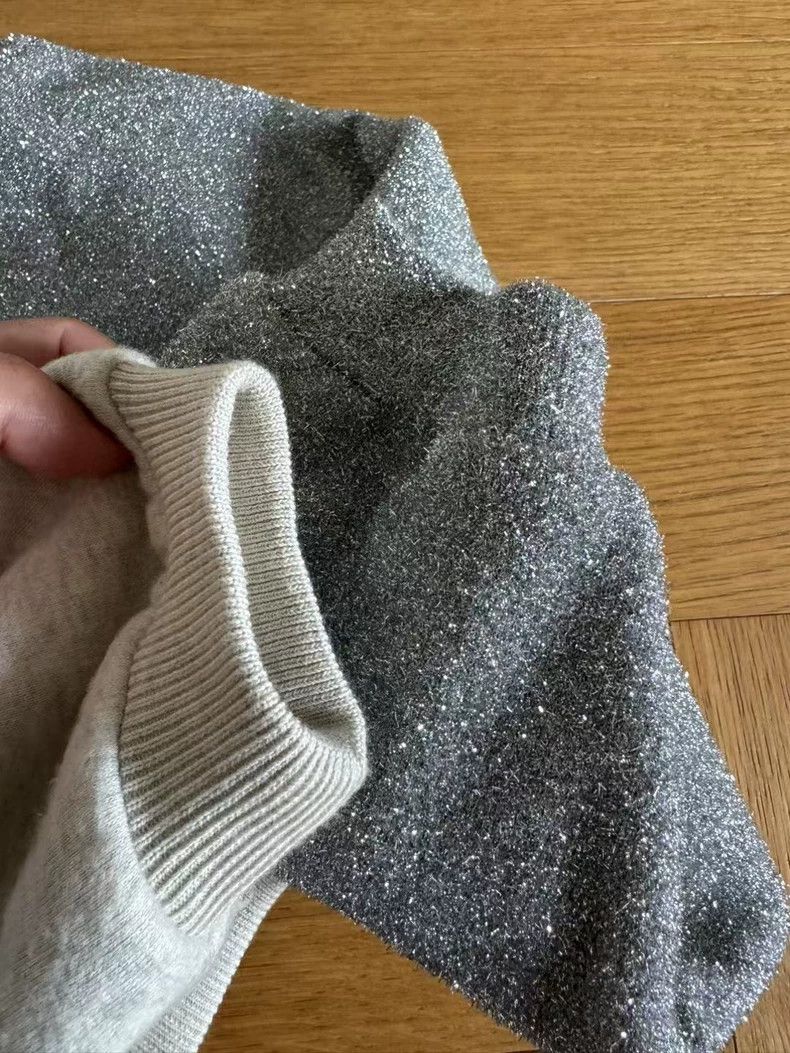 Dior Dior ERL Gray Glitter Hoodie Sweatshirt Size US S / EU 44-46 / 1 - 4 Thumbnail