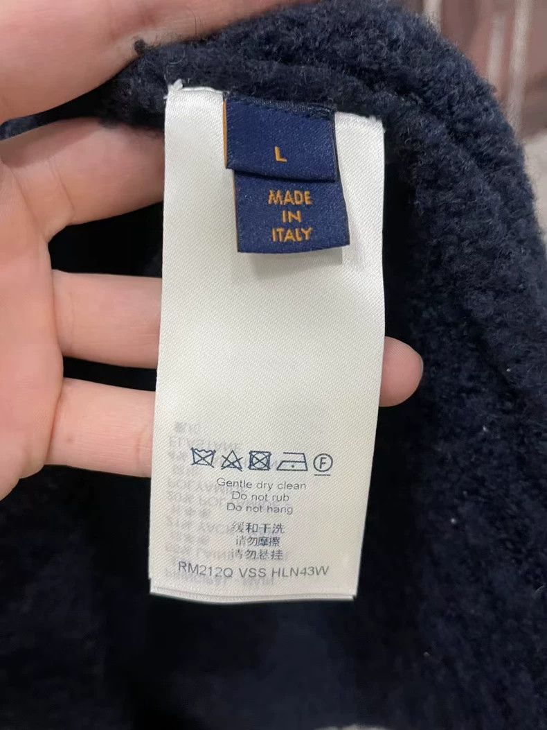 Louis Vuitton Louis Vuitton Deep Blue Teddy Sweater Size US L / EU 52-54 / 3 - 6 Thumbnail