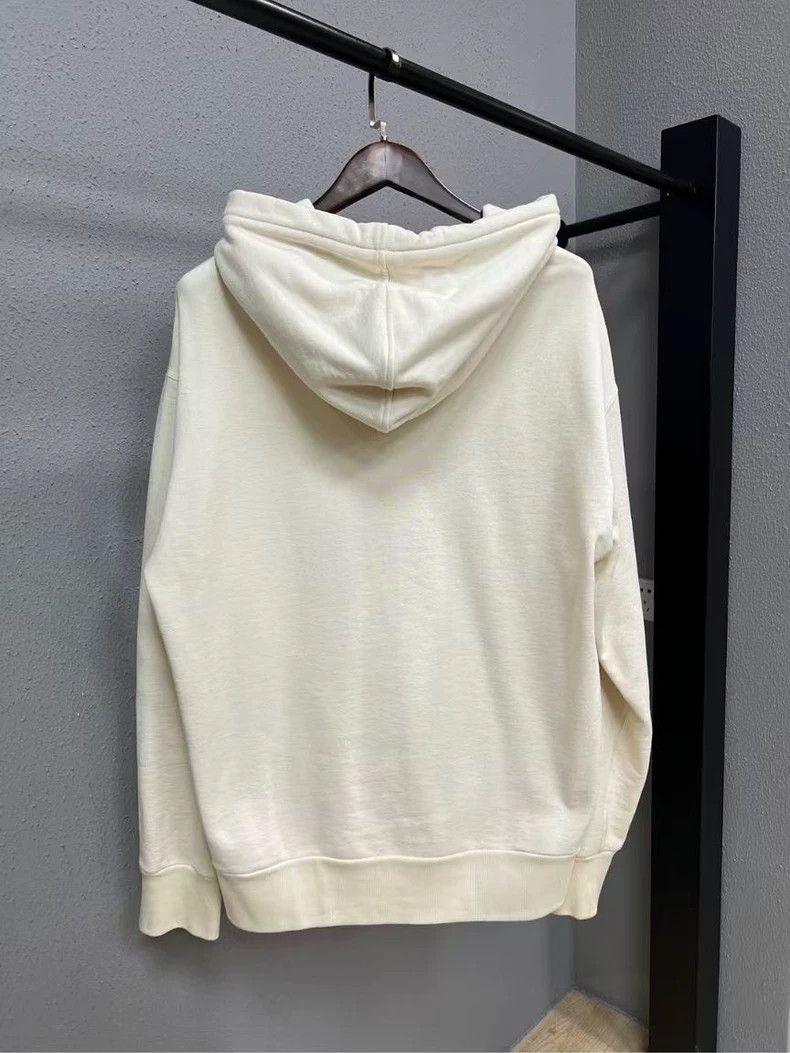 Gucci Gucci Cream Strawberry Logo Hoodie Size US XL / EU 56 / 4 - 2 Thumbnail