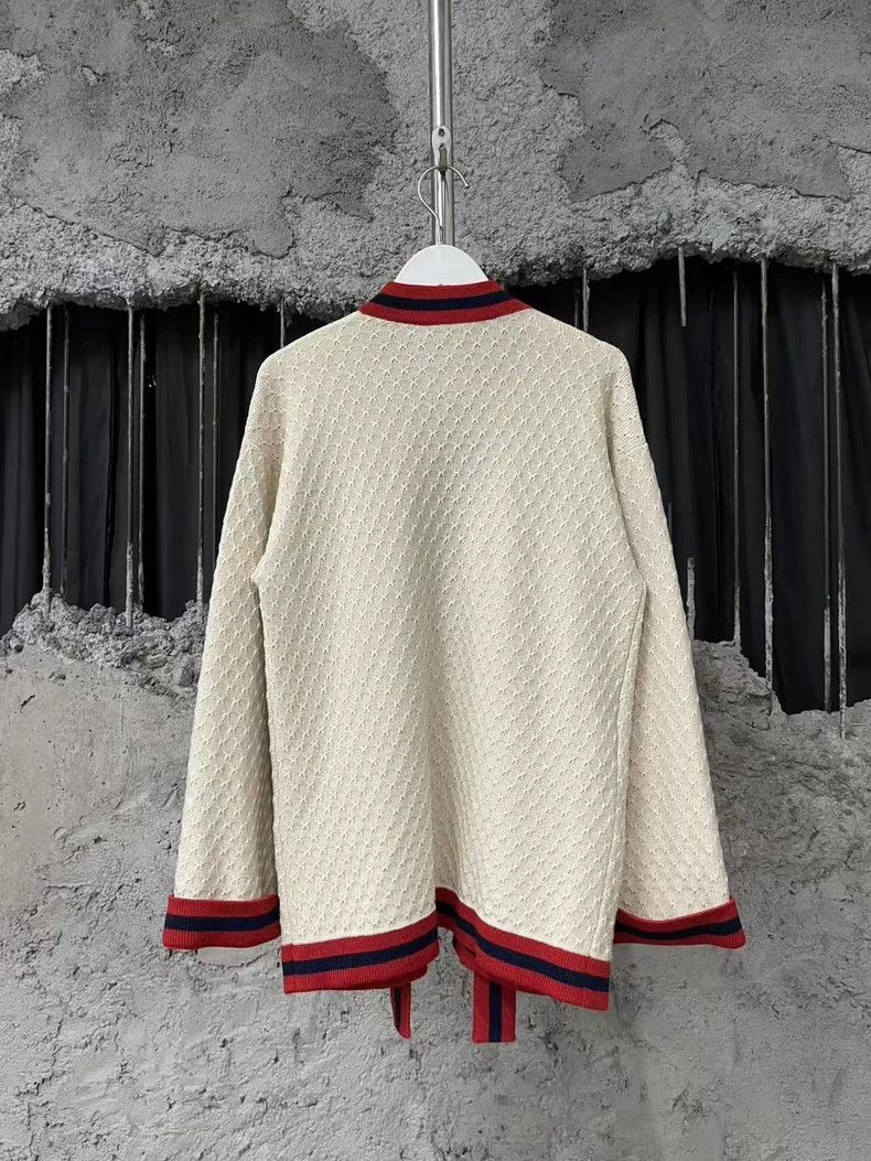 Gucci Gucci Black Red Knit Cardigan Jacket Size US XS / EU 42 / 0 - 2 Thumbnail