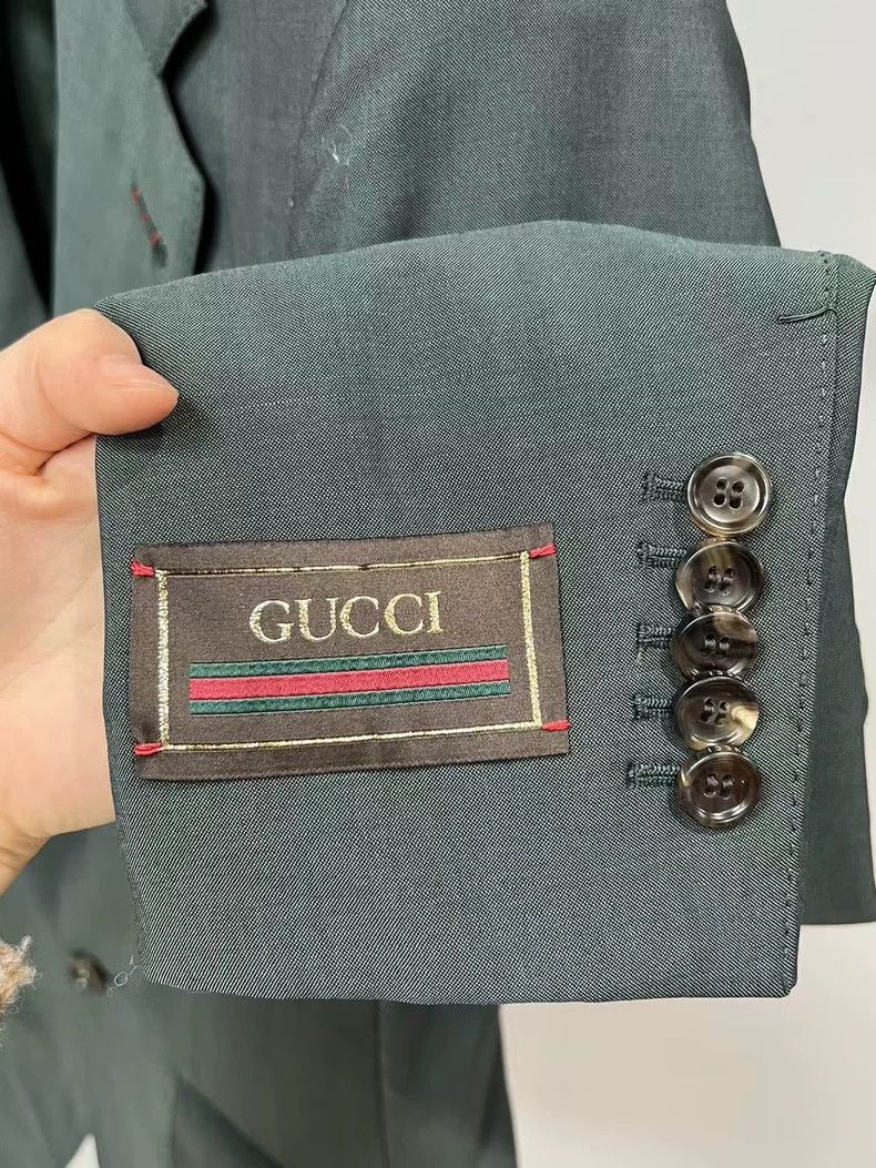 Gucci Gucci Vintage Gray Suit Set Size US M / EU 48-50 / 2 - 4 Thumbnail