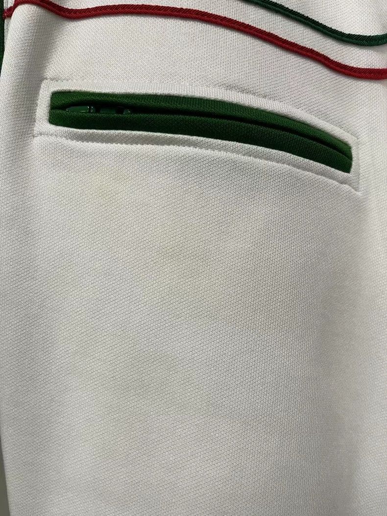 Gucci Gucci Red Green Striped Logo Jacket Size US L / EU 52-54 / 3 - 3 Thumbnail