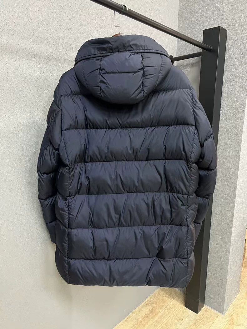 Moncler Moncler Wool Blend Long Down Jacket Size US L / EU 52-54 / 3 - 2 Thumbnail