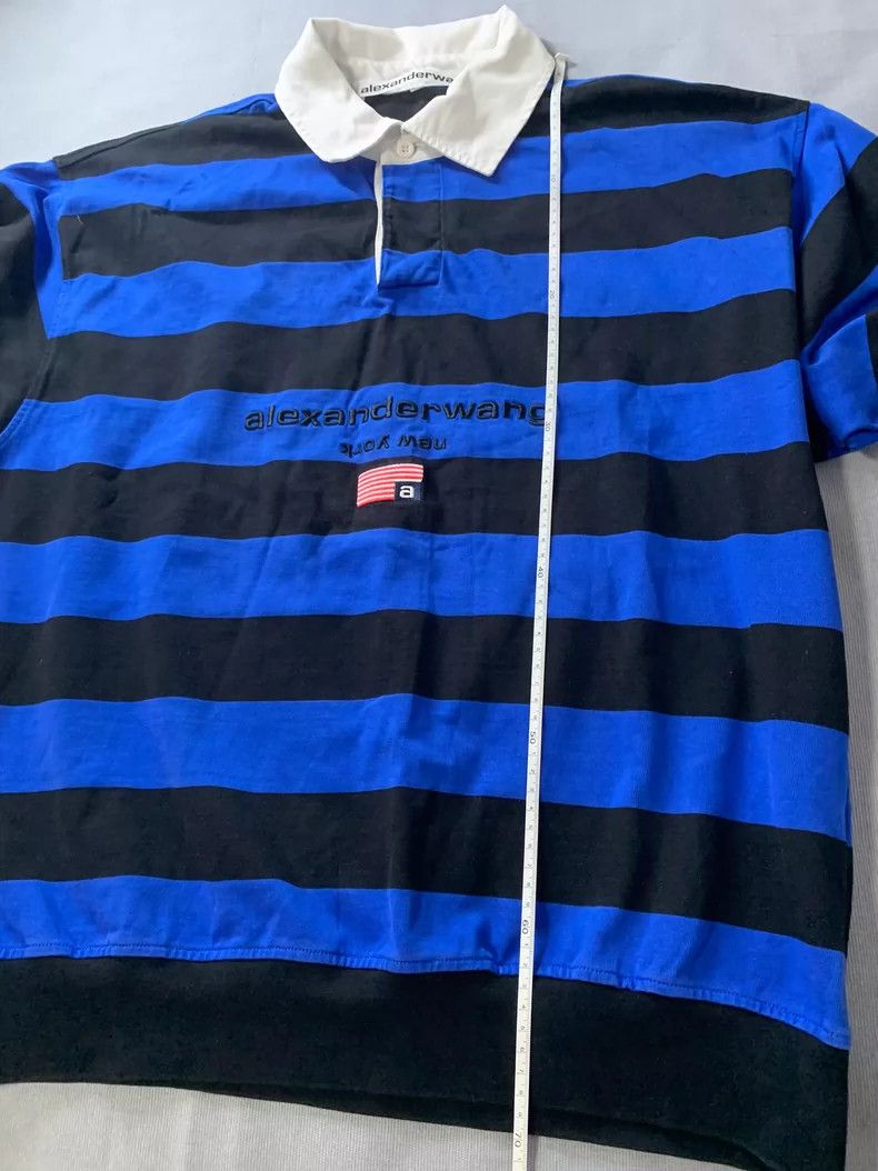 Alexander Wang Alexander Wang Striped Embroidered Shirt Size US S / EU 44-46 / 1 - 7 Thumbnail