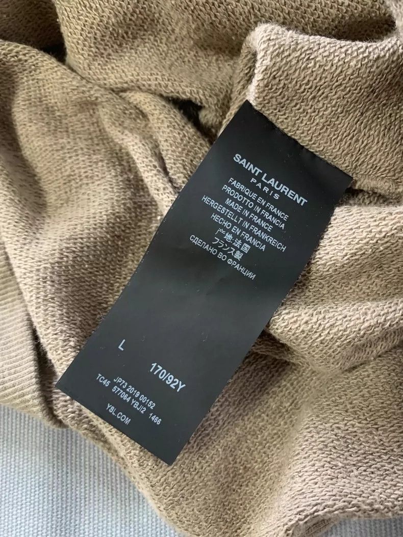 Saint Laurent Paris SAINT LAURENT Star Logo Sweatshirt Size US L / EU 52-54 / 3 - 4 Thumbnail