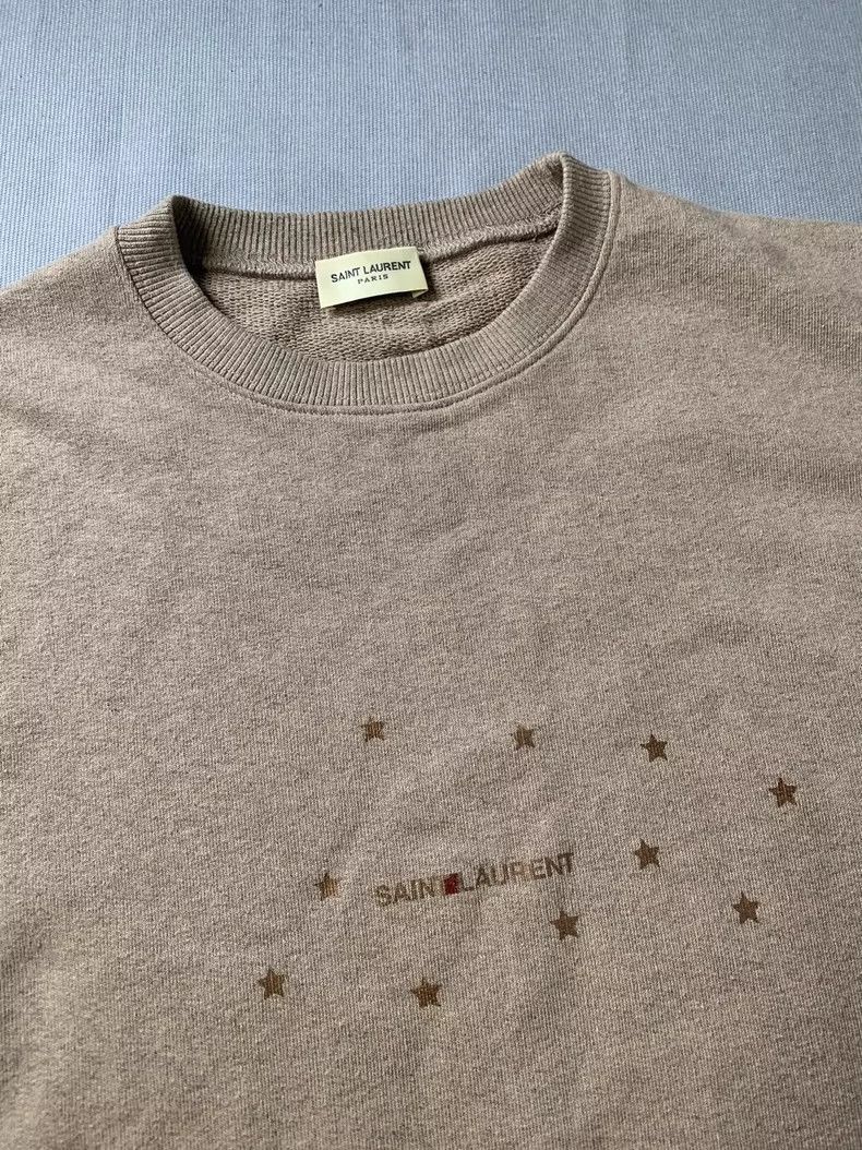 Saint Laurent Paris SAINT LAURENT Star Logo Sweatshirt Size US L / EU 52-54 / 3 - 3 Thumbnail