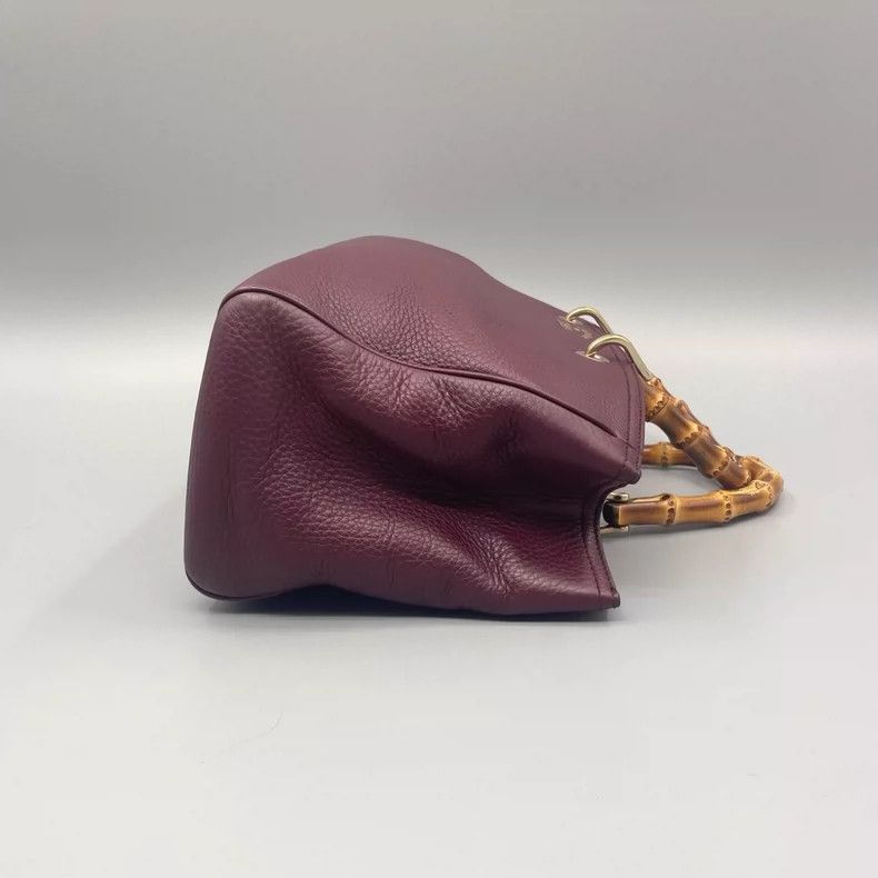 Gucci Gucci Bamboo Handle Leather Crossbody Bag Size ONE SIZE - 5 Thumbnail