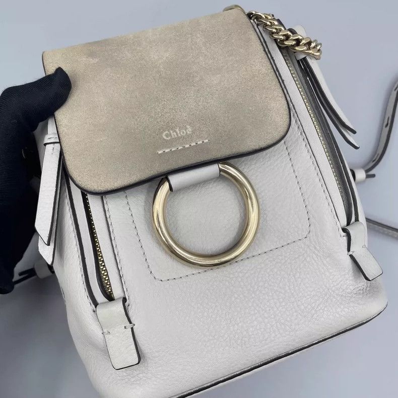 Chloe Chloe Faye Metallic Ring Backpack Bag Size ONE SIZE - 6 Thumbnail