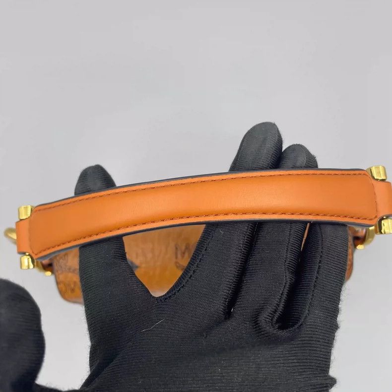 MCM MCM Classic Cognac Saddle Crossbody Bag Size ONE SIZE - 6 Thumbnail