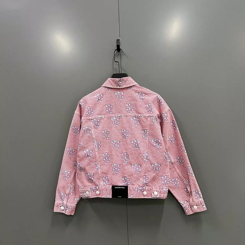 Alexander Wang Alexander Wang Rippling Star Print Denim Jacket Size US XXS / EU 40 - 3 Thumbnail