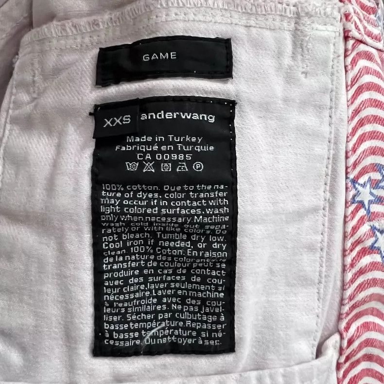 Alexander Wang Alexander Wang Rippling Star Print Denim Jacket Size US XXS / EU 40 - 4 Thumbnail