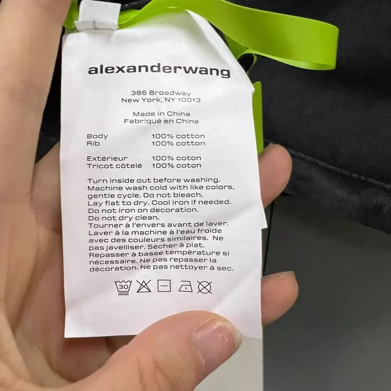 Alexander Wang alexander wang logo print short sleeve top Size US S / EU 44-46 / 1 - 4 Thumbnail