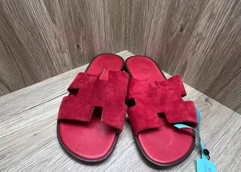 Hermes Hermes Red Sandals Size 42 Size US 9 / EU 42 - 4 Thumbnail