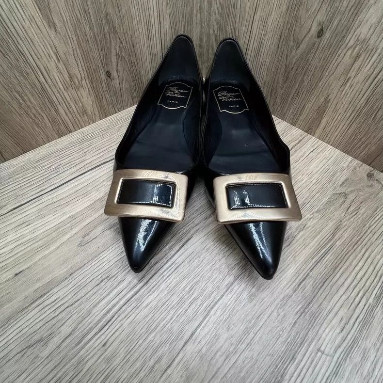 Roger Vivier Roger Vivier Flat Shoes with Buckle Detail Size US 5 / EU 37 - 2 Thumbnail