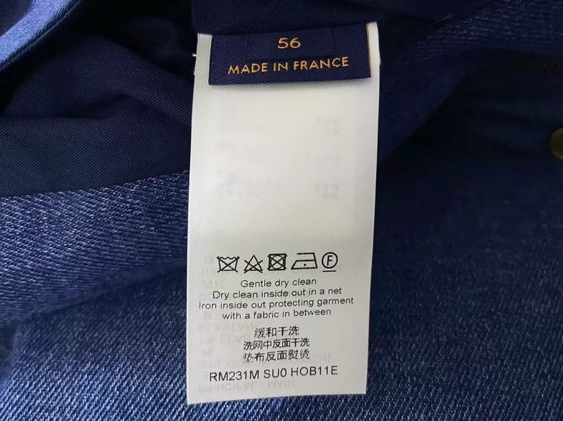 Louis Vuitton Louis Vuitton Denim Jacket with Logo Pockets Size US XL / EU 56 / 4 - 3 Thumbnail