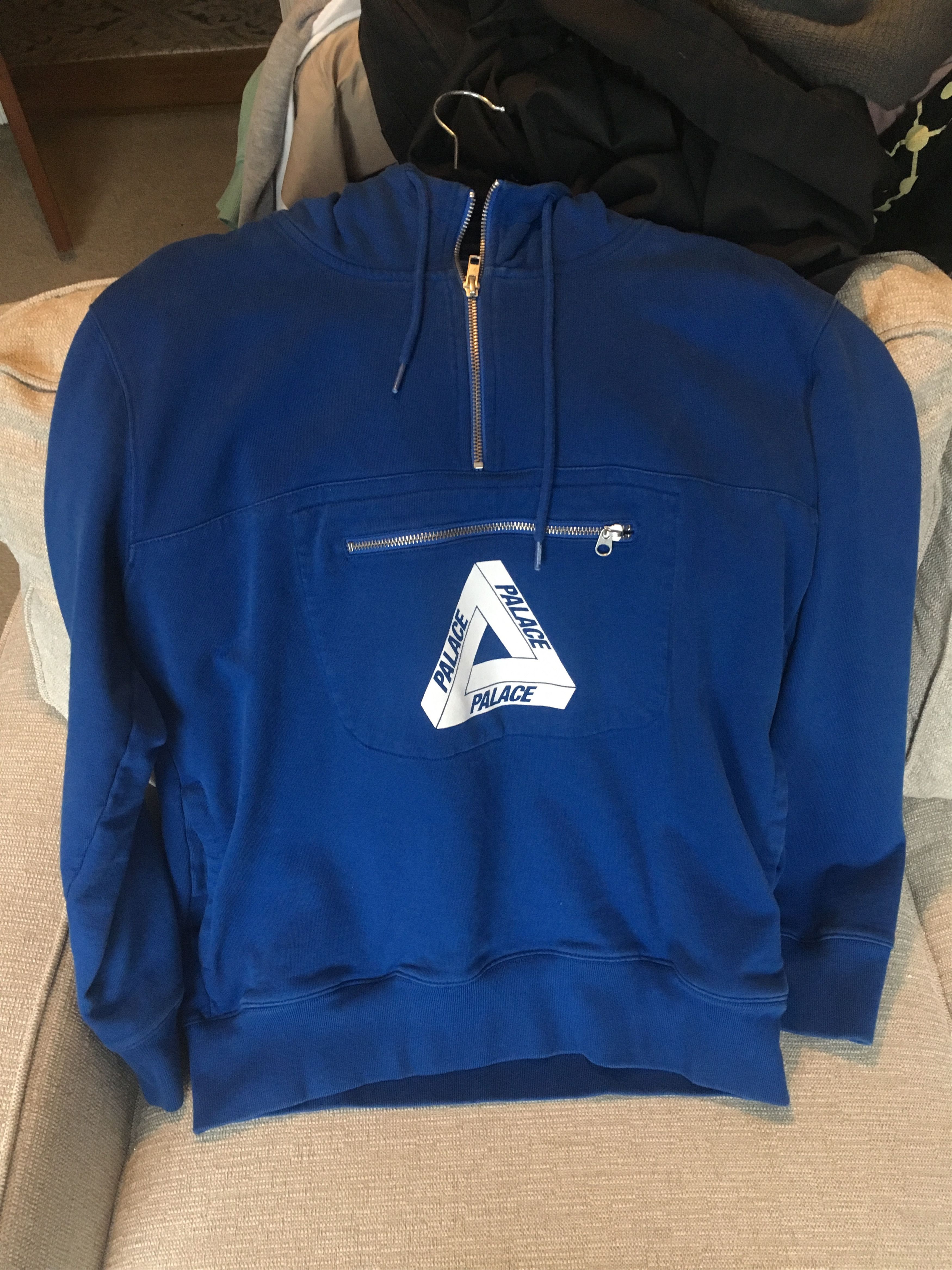 Palace discount triferg half zip fleece sweater