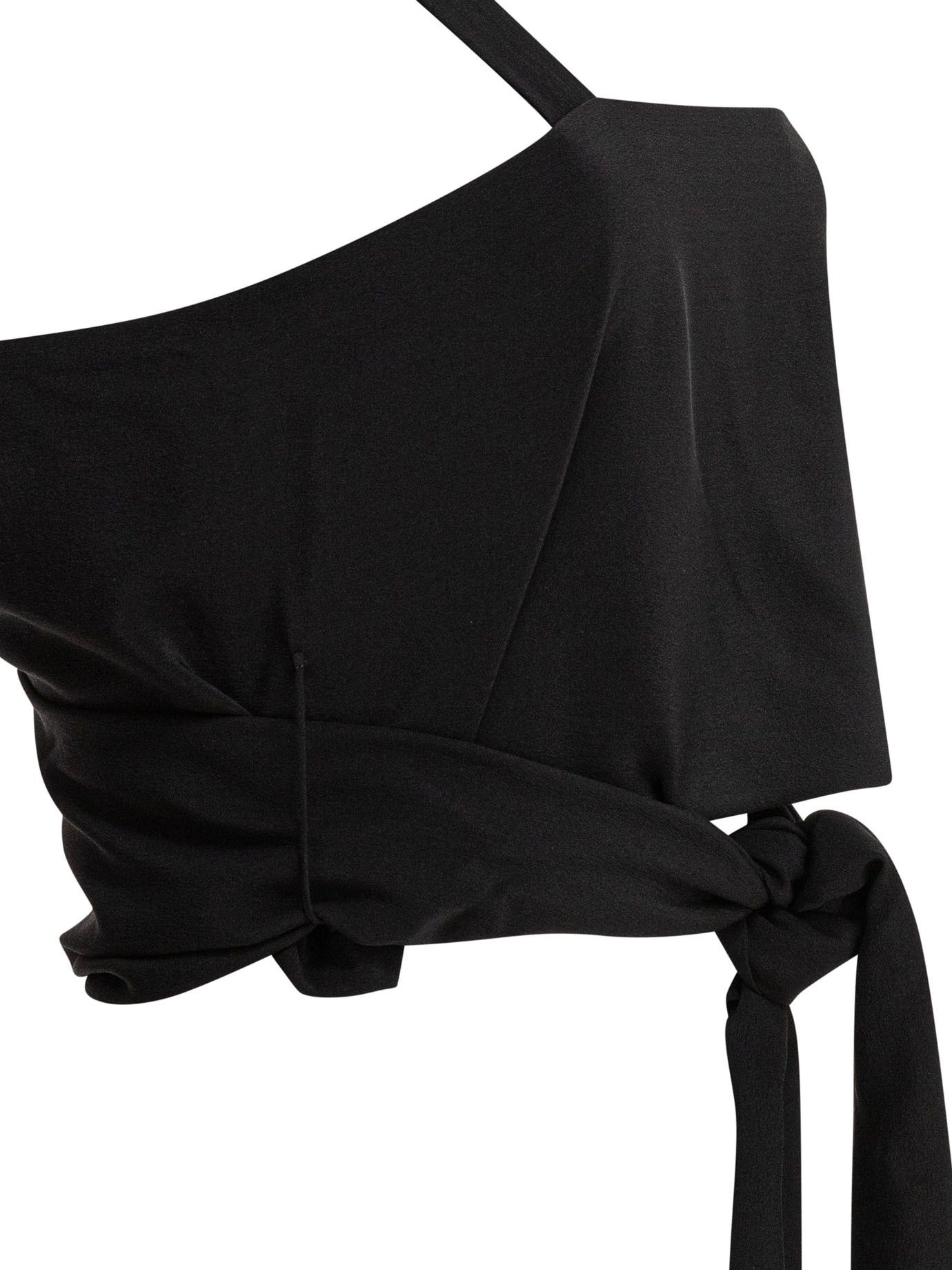 Chloe Cropped Tank Top With Ribbons Size L / US 10 / IT 46 - 4 Thumbnail