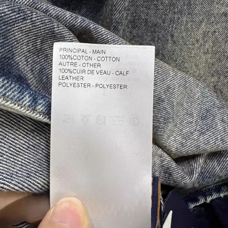 Louis Vuitton Louis Vuitton SS25 Men’s Denim Logo Shirt Size US S / EU 44-46 / 1 - 3 Thumbnail